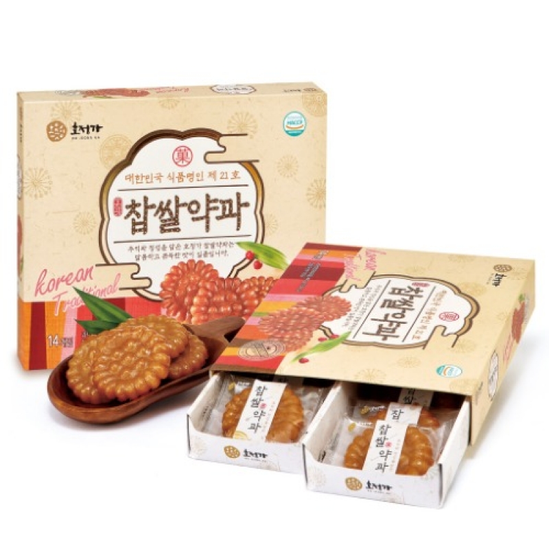 (호정식품) 호정가 찹쌀약과 14입 (490g)