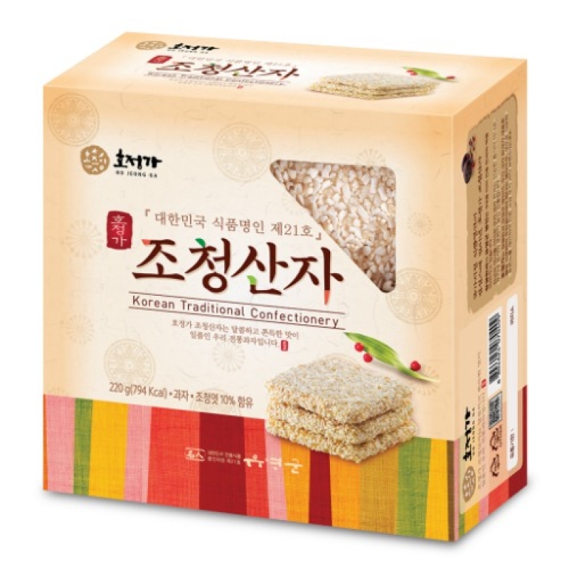 [6차산업] 호정식품 호정가 찹쌀조청산자(220g)