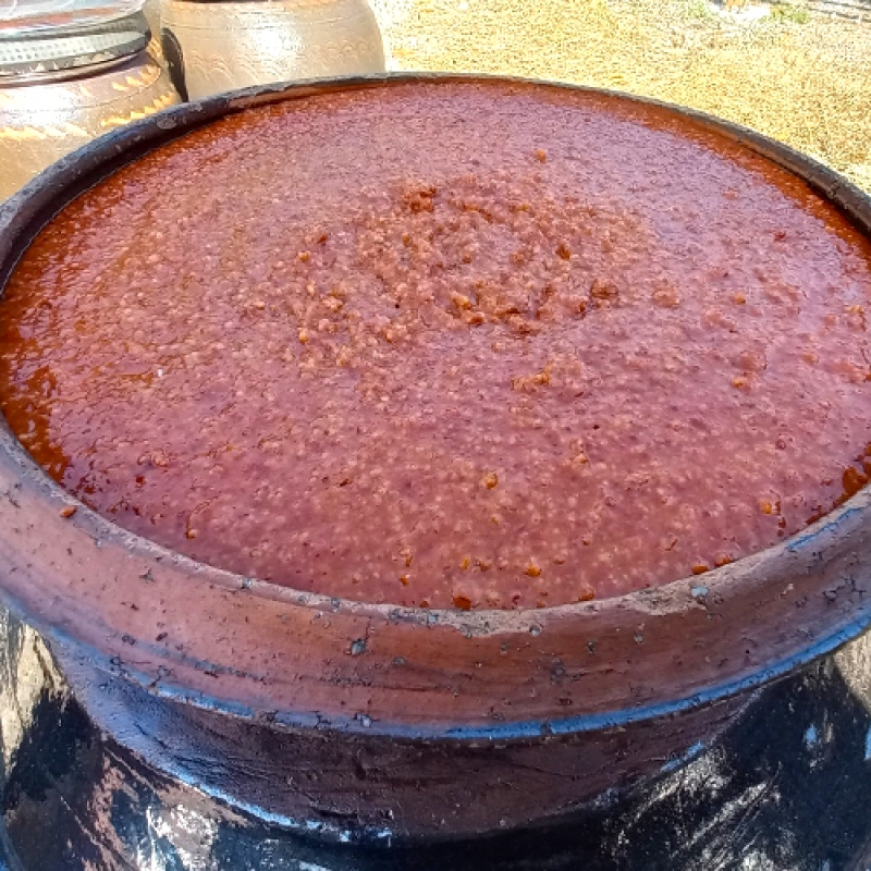 (황토골팜) 청국장과 보리쌀을 넣어 만든 보리막장(쌈장) 700g